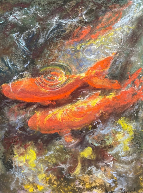 Being Koi by artist carol arnold